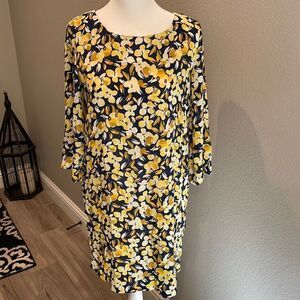 Olivaceous Dress with Bell Sleeves